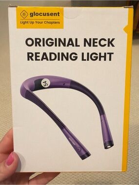 Purple Original Neck Reading Light - Flexible Hands-Free LED